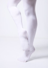 Medias Ballet Hombre con Pie Capezio - Blanco Blanco [Blanco]