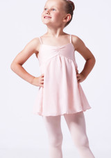 Body Danza Bambina con Gonnellino Juliet Bloch Rosa Front [Rosa]