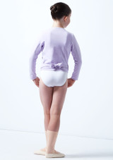Move Dance Kimi Kids Ballet Wrap Purple Back [Purple]