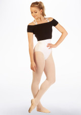 Suéter Danza de Punto Suave Capezio Negro Delante [Negro]