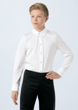 Weissman Collar Button Down Shirt Blanco [Blanco]