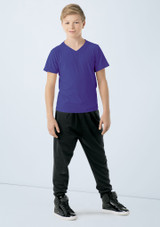 Weissman Boys V-Neck Shirt Grape [Violet]