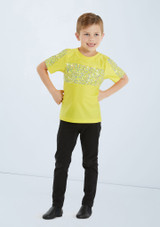 Weissman Boys Hologram Stripe Shirt [Amarillo]