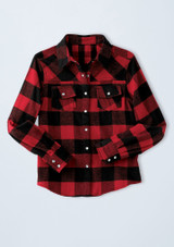 Weissman Buffalo Plaid Flannel Shirt Bleu Royal [Bleue]