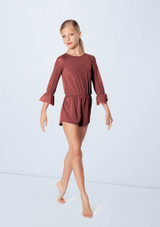 Weissman Flounce Sleeve Romper [Rosa]