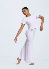 Weissman Wide Leg Matte Jersey Pants