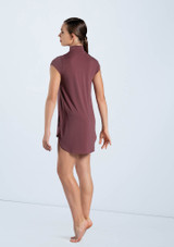 Weissman Mock Neck Tee Dress 2 [Rosa]