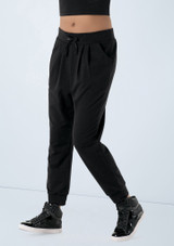 Weissman Cropped Harem Pants Negro [Negro]