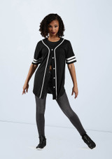 Weissman Oversized Baseball Jersey Noir [Noir]