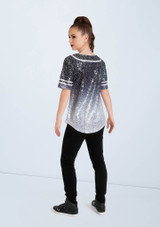 Weissman Sequin Baseball Jersey Negro 2 [Negro]