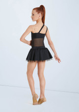 Weissman Asymmetrical Party Dress Negro 2 [Negro]