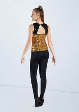 Weissman Ultra Sparkle Colorblock Tank Gold 2 [Gold]