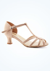 Zapatos de baile de salón Karmina Merlet con tacón de 5 cm Principal 2 [Marrón Claro]