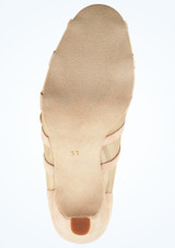 Zapatos de baile Sya Merlet con tacón de 6,3 cm Parte superior [Marrón Claro]