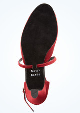 Zapatos de baile de salón Alina So Danca con tacón de 6,3 cm Burdeos Parte superior [Rojo]