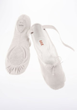 Zapatillas de Ballet con Suela Partida Leona Bloch - Blanca Blanco Rapar [Blanco]