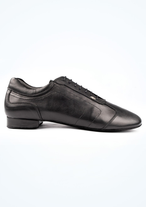 BLACK LEATHER SUEDE SOLE Nero Side [Nero]