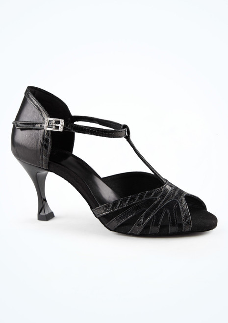 Scarpe da ballo da sala e latino americano nere Rosemary Move Dance – 6,35 cm [Nero]