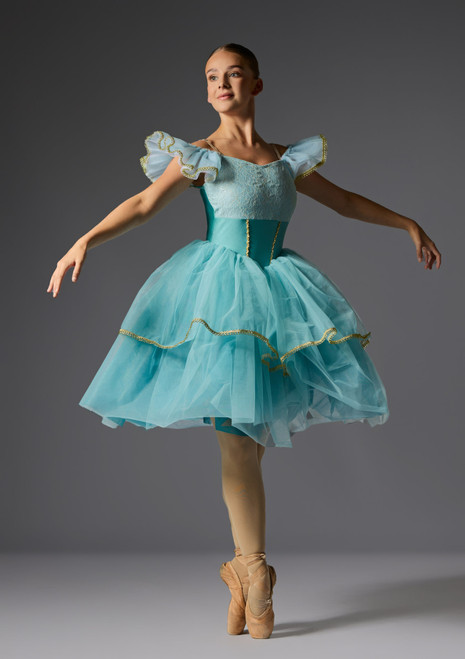 Costume da danza classica Fleur de Lys Jolista Verde tenue 233 [Verde]