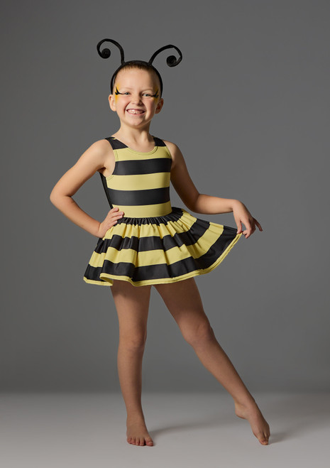 Costume da ape Jolista Bumbelina Ner-Giallo Front [Nero]
