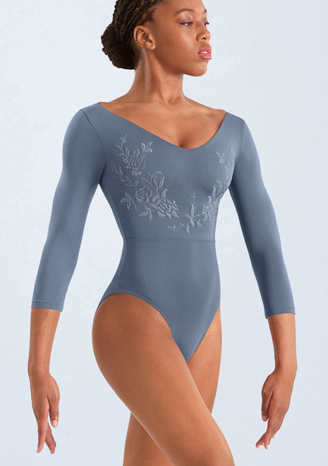 Body con bretelle sottili Olivia Bloch Dusty Grey Front [Grigio]