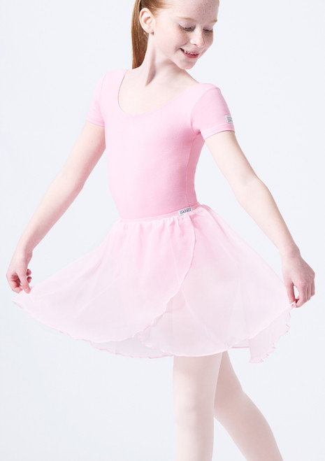 Falda de Ballet Cruzada de Tul Freed RAD Rosa Delante [Rosa]