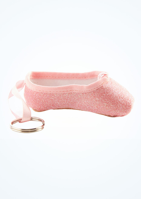 So Danca Glitter Mini Pointe Shoe Keyring Pink Side [Pink]