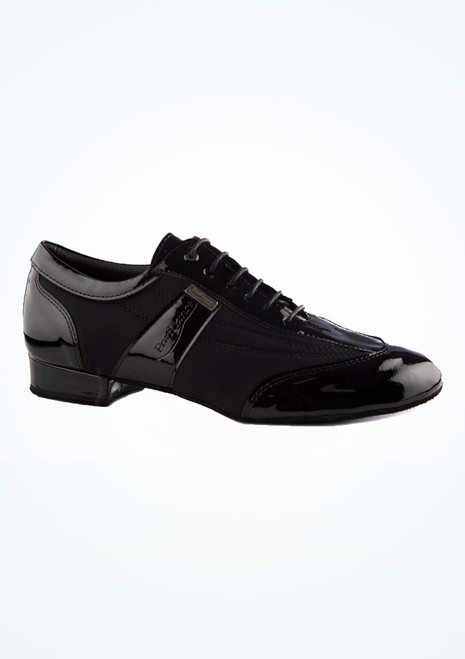 PortDance Mens Zane Dance Shoe 1" Black Main [Black]