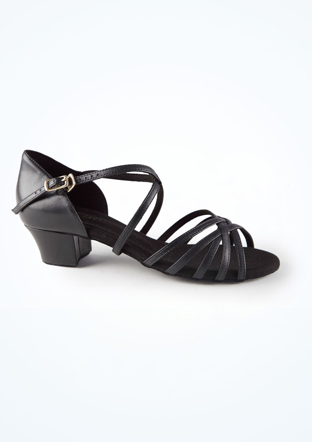 Scarpe da ballo in pelle Rebecca Capezio 3,8 cm Nero Side [Nero]