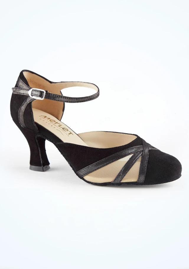 Scarpa da ballo Charma Merlet – 6,35 cm [Nero]