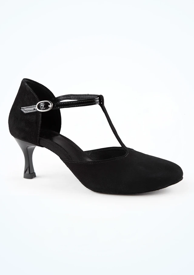 Scarpa da ballo da sala nera Maren Move Dance – 5 cm [Nero]