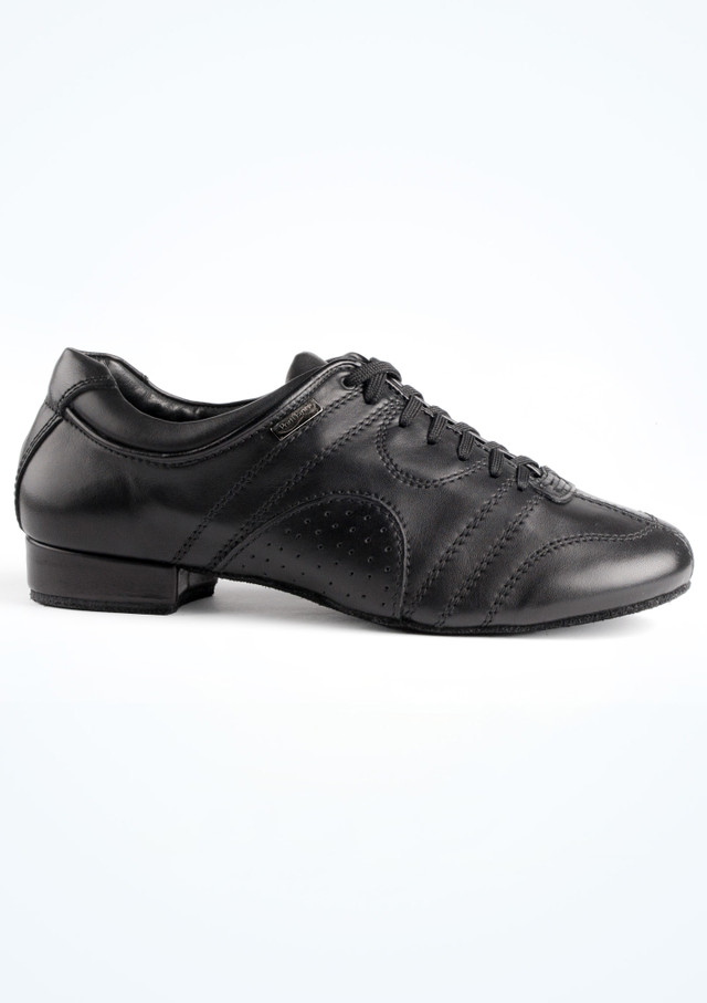 Scarpe da ballo da sala per uomo Casual 001 PortDance Nero Side [Nero]