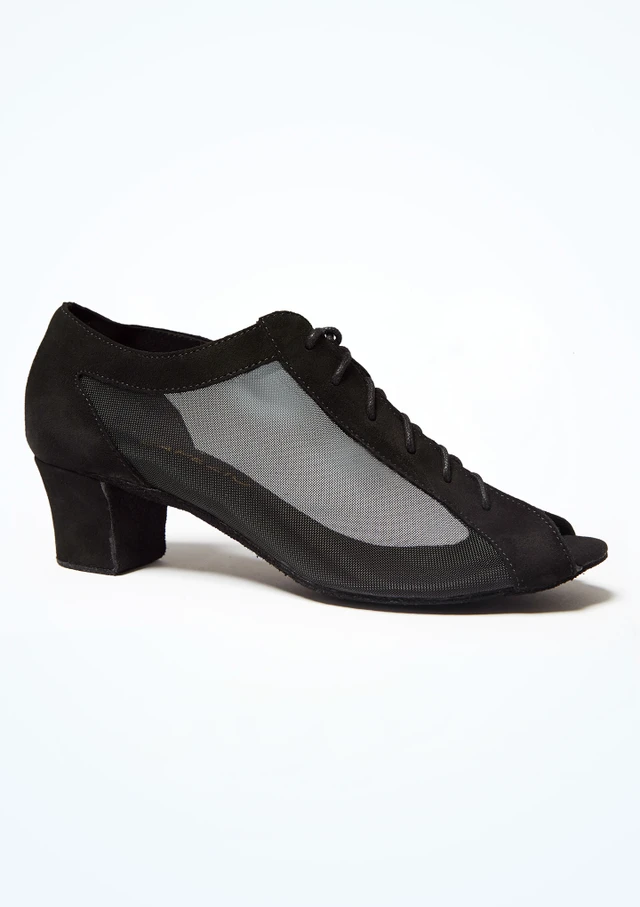 Scarpa da ballo scamosciata Beatrice Capezio 3,80 cm Nero Side [Nero]