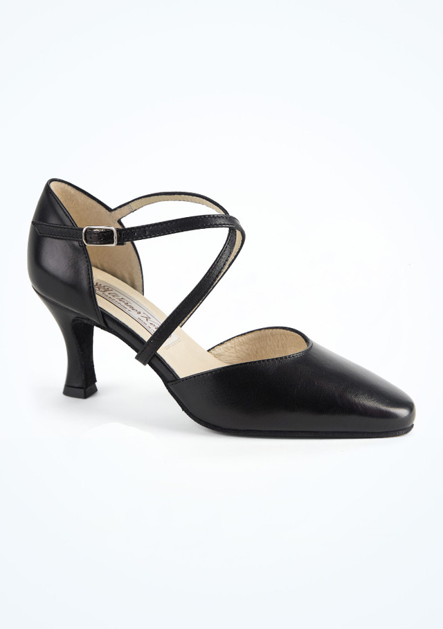 Scarpa da ballo in pelle Patty Werner Kern – 5 cm [Nero]