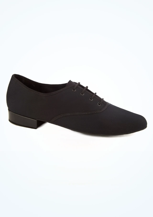 Zapatos de Baile Hombre de Lona con Cordonera Freed Negro Principal [Negro]