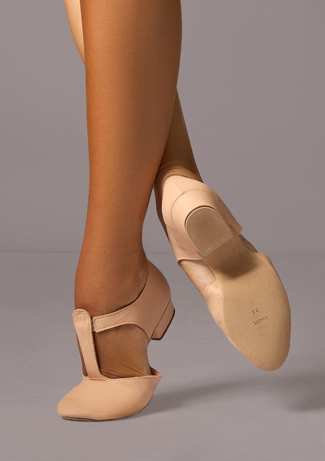 Mezze Punte Danza Sandalo Greco Bloch - Rosa Balletto Rosa Front [Rosa]