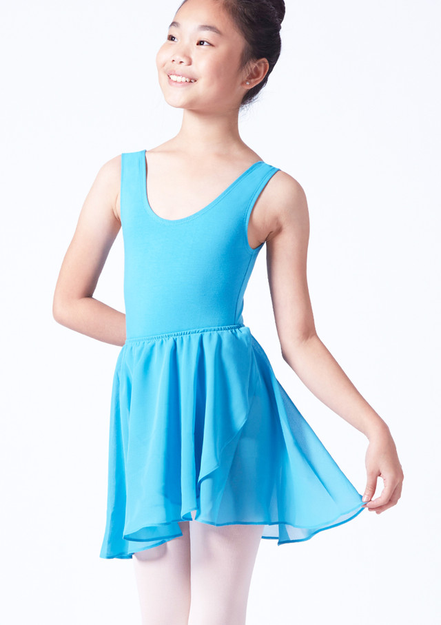 Falda de Ballet con Cintura Elástica Heidi Move Dance Negro Delante [Negro]