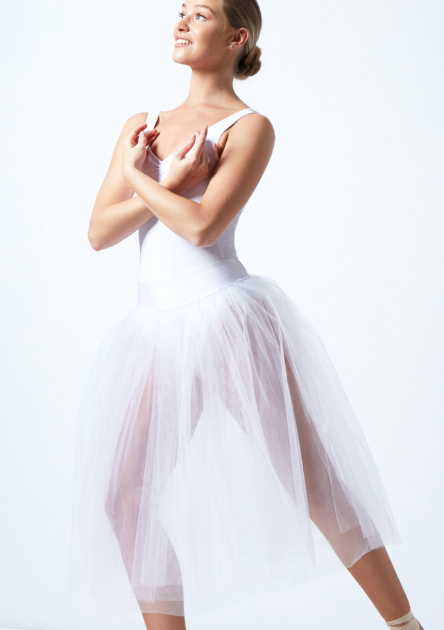 Tutu Romatico Alegra Blanco Delante [Blanco]