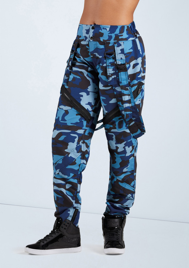 Weissman Camouflage Pop Star Pants Azul Marino [Azul]