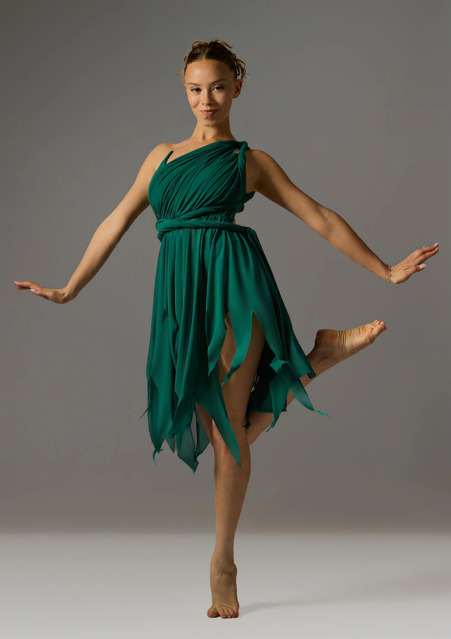 Costume lirico di Jolista Dream Of You Sempreverde Front [Verde]