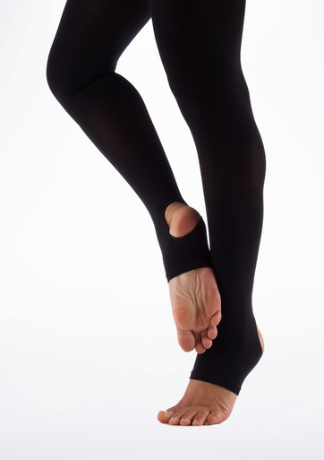 Aelstores - Leggings Con Staffa In Lycra, Per Danza E Discoteca, Fitness, Per Yoga, 3 – 14 Anni Pesca 3-4 Anni - Foto 9