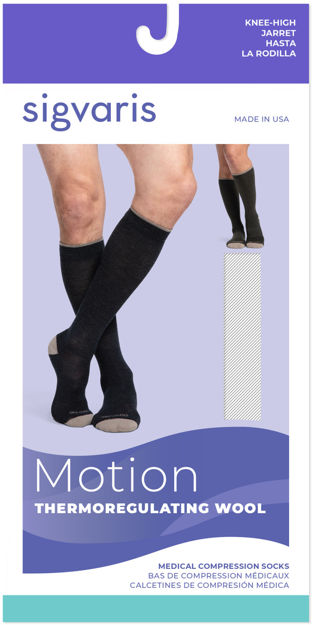 Sigvaris Linen Compression socks (20-30 mmHg) for men