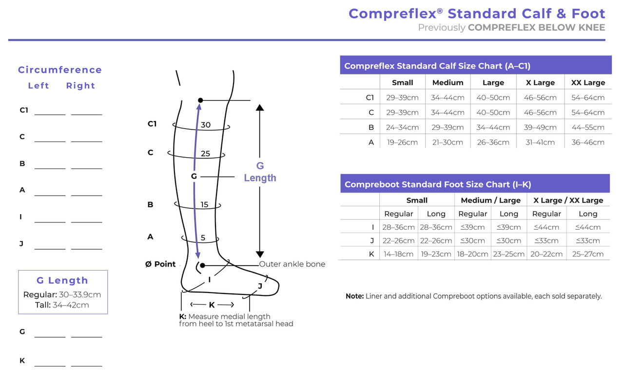 Sigvaris Compreflex Standard Calf & Foot - Compression Health