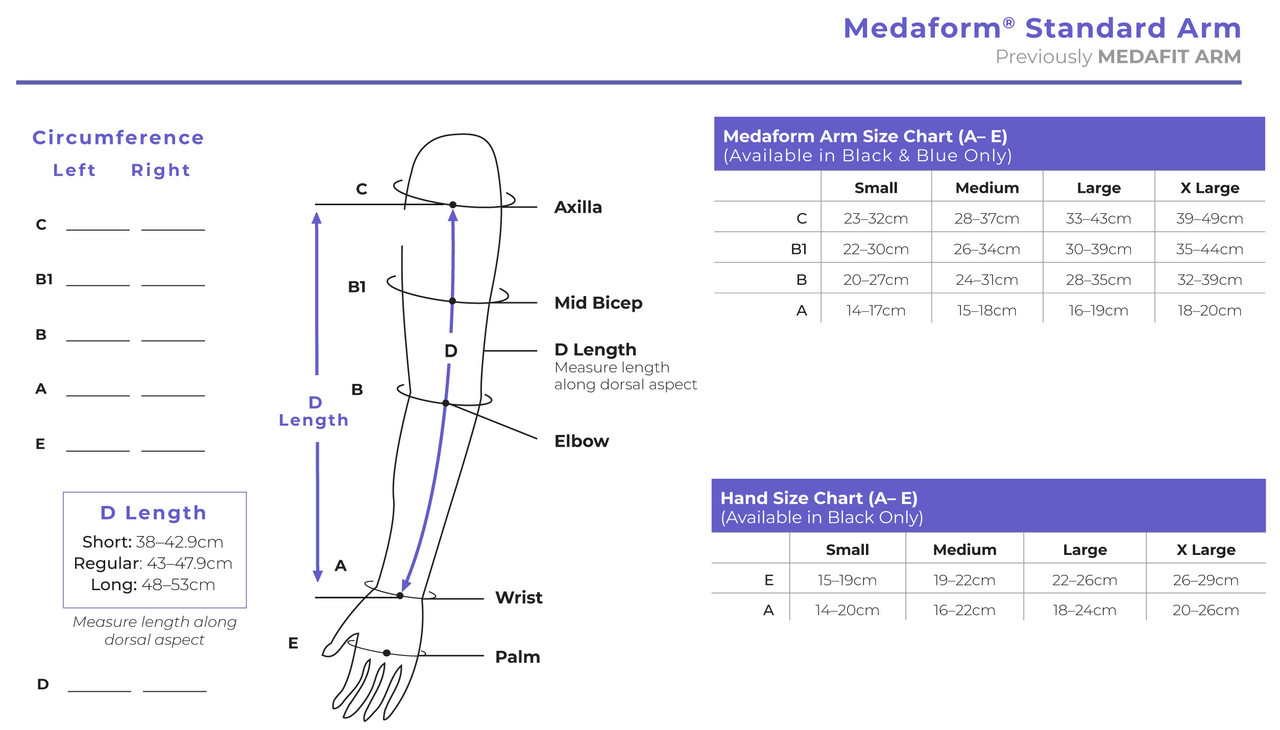Sigvaris Medaform Standard Arm Compression Health Sigvaris Medaform Standard Arm Compression Health