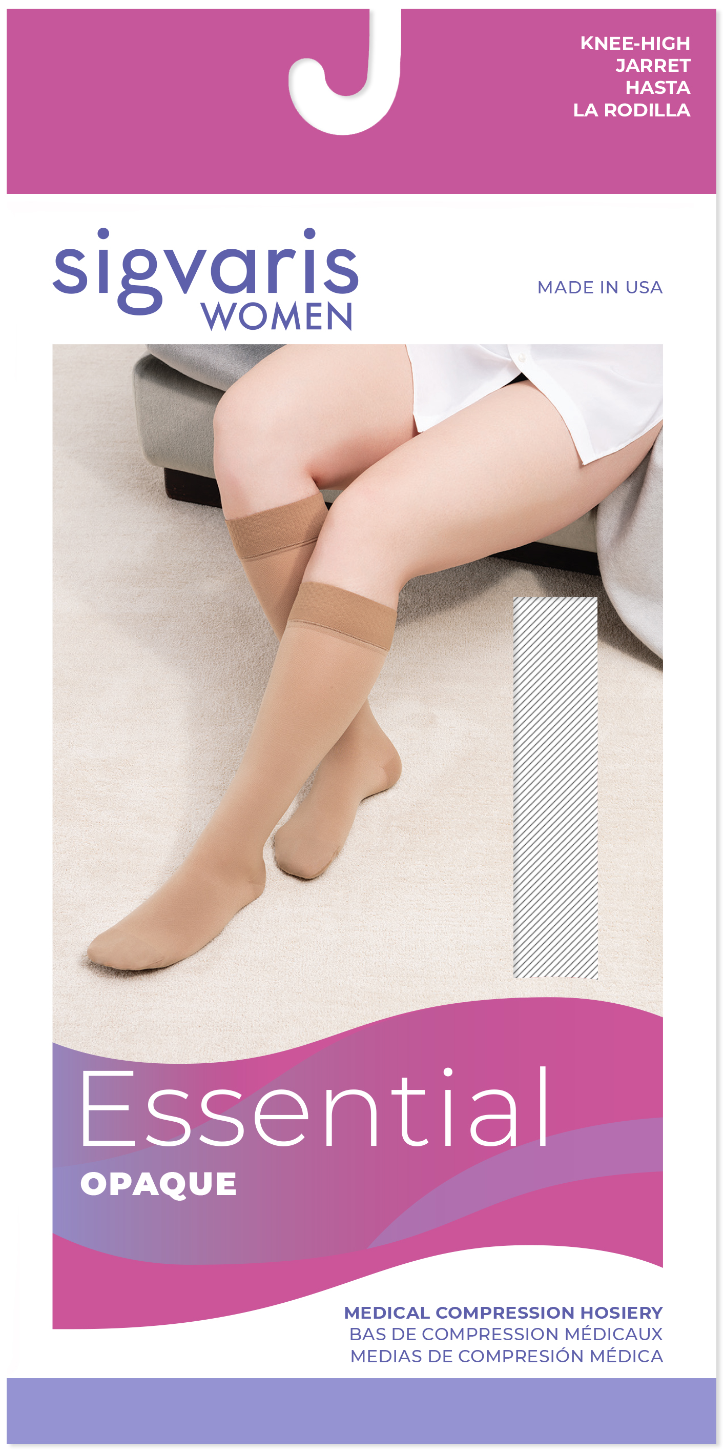 r. Comfort® Essentials Therapeutic Compression Socks, Women's Below Knee