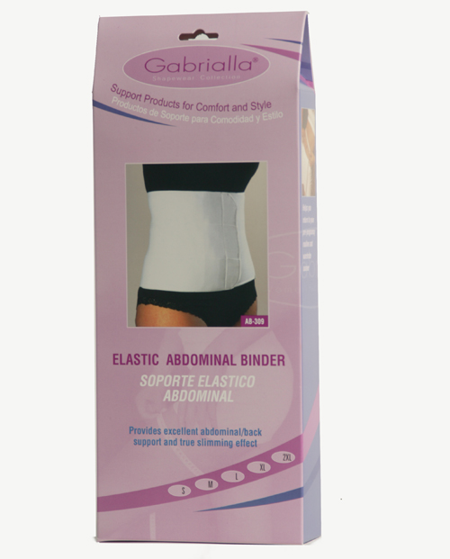 Gabrialla Abdominal and Breast Binder with breathable elastic (9 wide) -  Compression Health