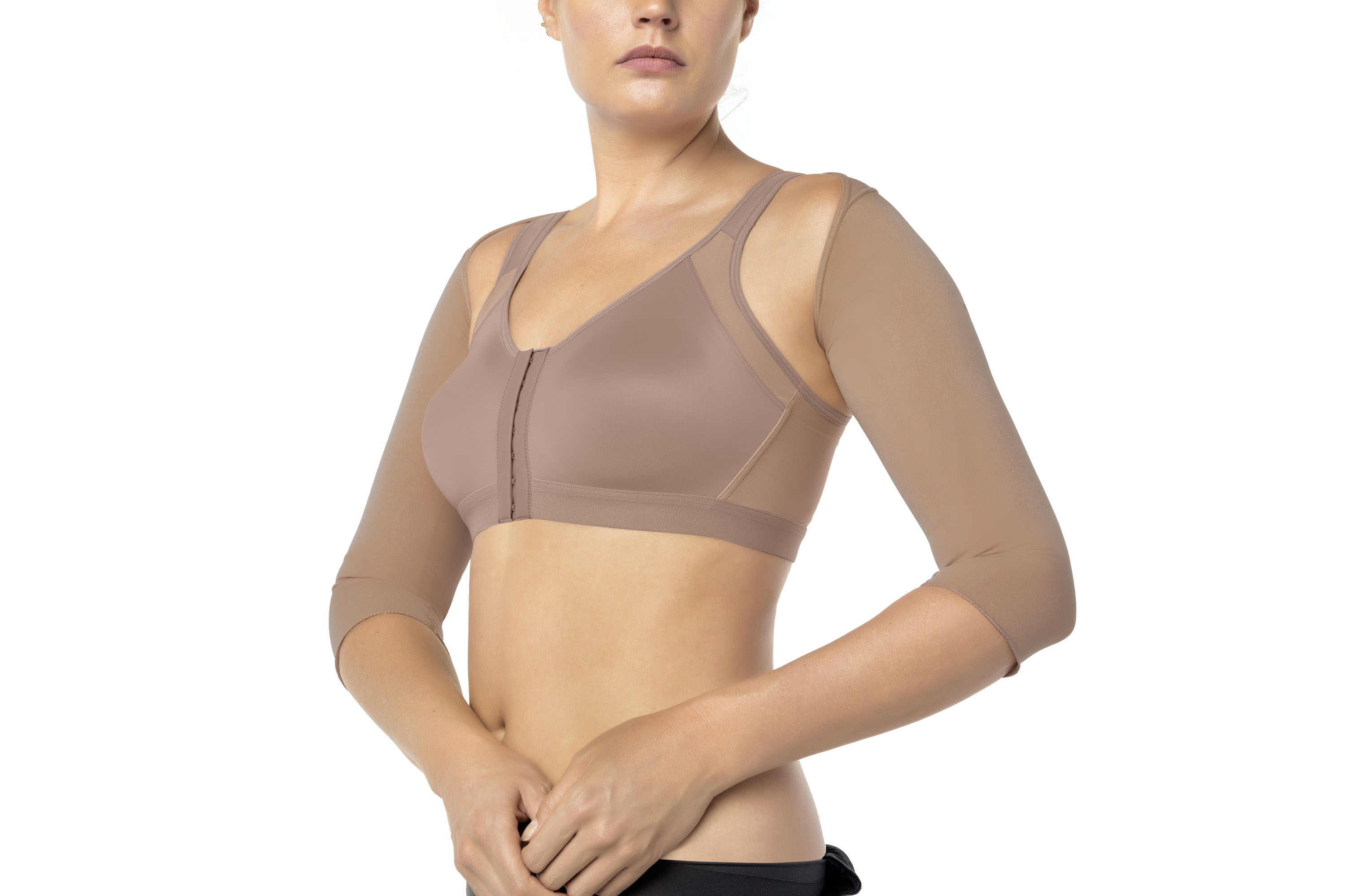 Leonisa Invisible Smoothing ¾ Sleeve Arm Shaper - Compression Health