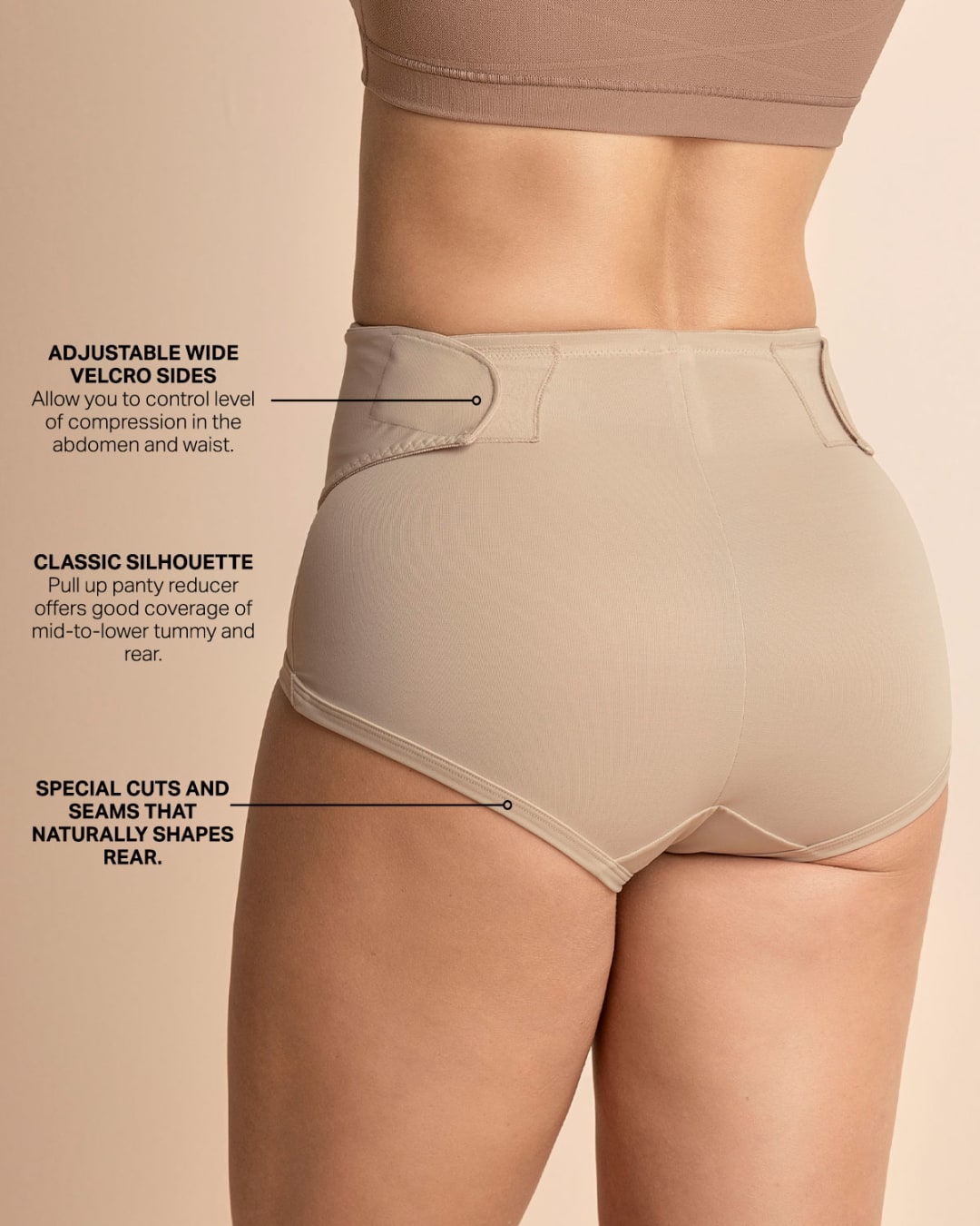 Leonisa Firm High Waisted Tummy Control Panty Underwear-Butt