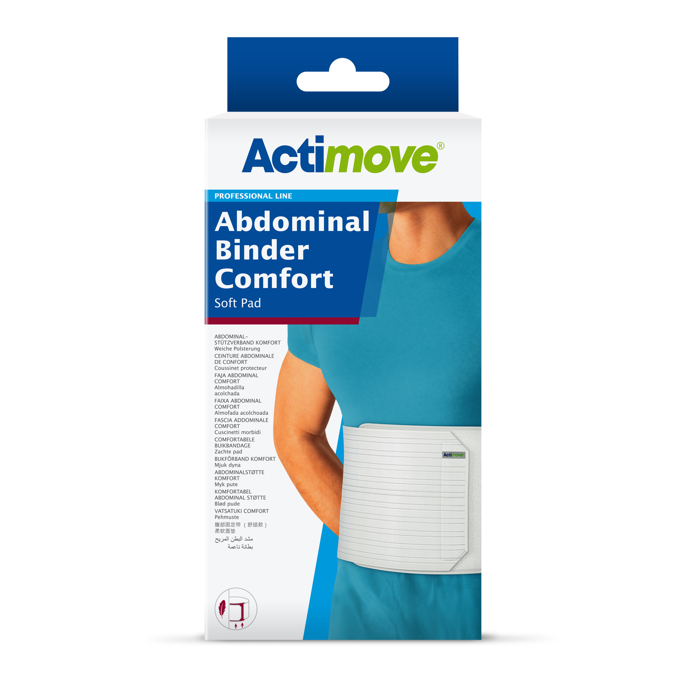 Abdominal Binder 9 Elastic Unisex - X Large