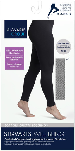 Sigvaris Soft Silhouette Leggings 15-20mmHg - Compression Health